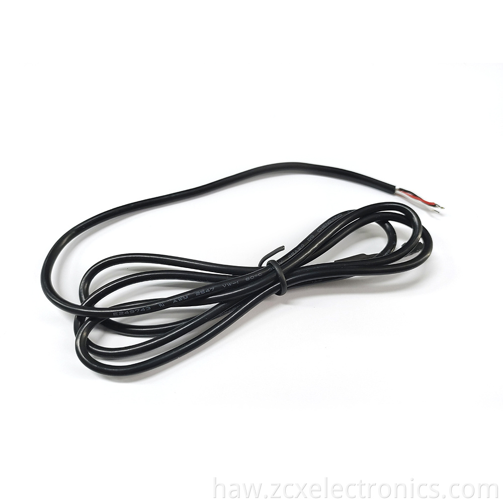 Tinned copper braided power cord